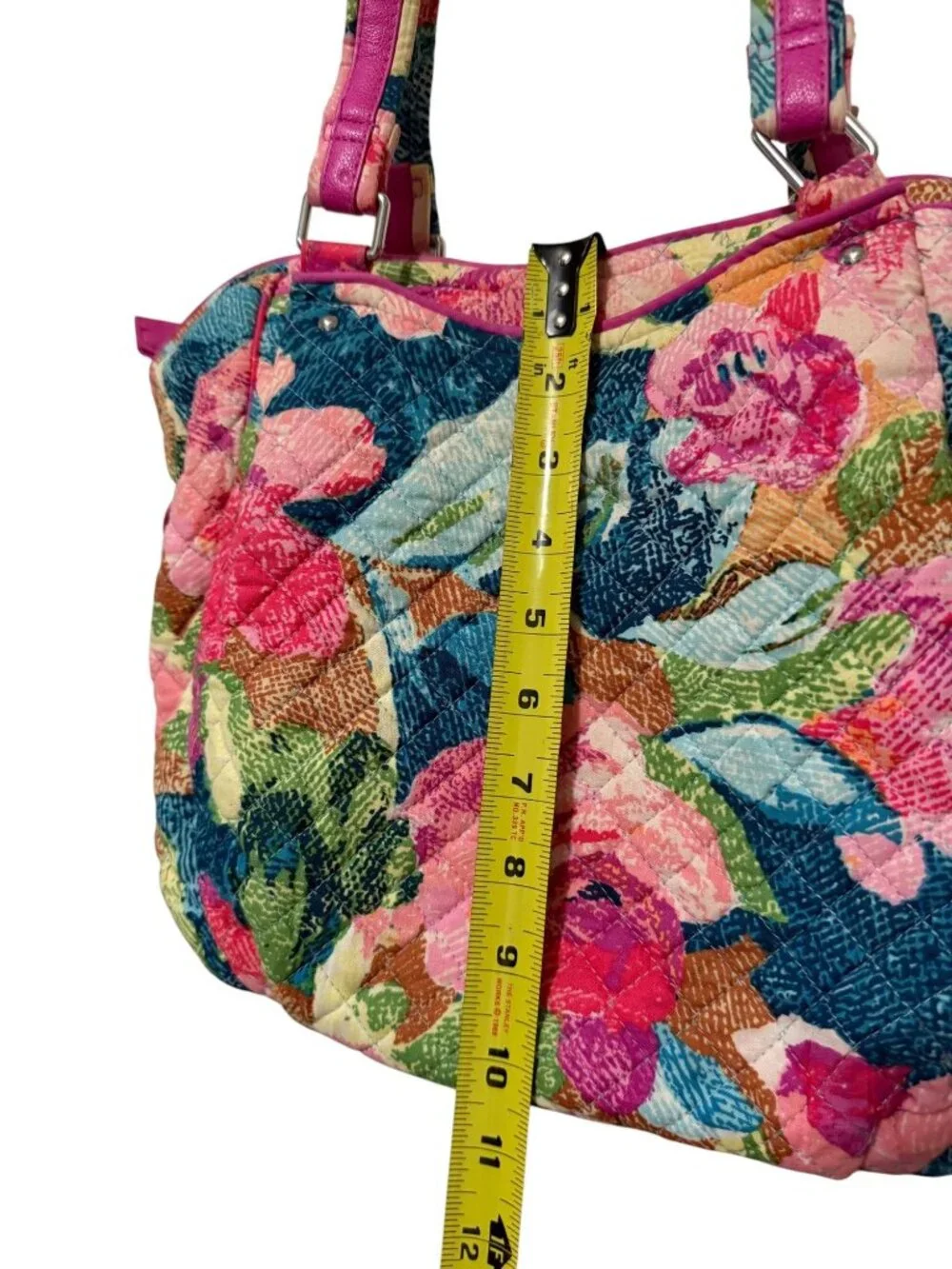 Vera Bradley Retired Super Bloom Glenna Satchel Shoulder Bag Purse - Picture 8 of 16
